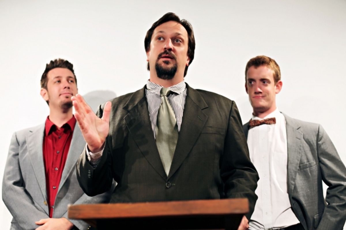 Jared Thompson, Matthew Halteman, Dru Barcus at 