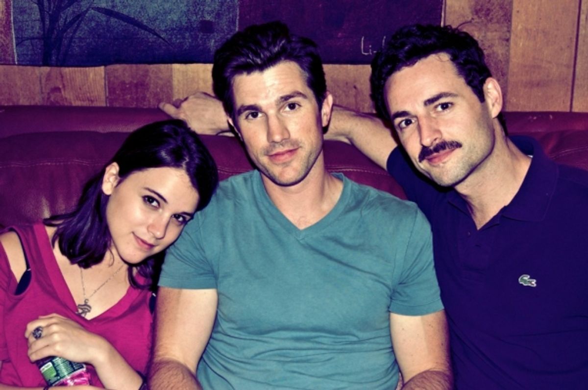 Alexandra Socha, Matt Cavenaugh and Max von Essen at 
