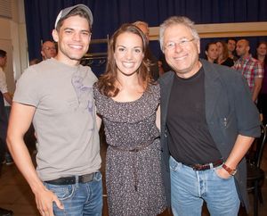 Jeremy Jordan, Kara Lindsay, and Alan Menken @ BroadwayWorld Jeremy Jordan, Kara Lindsay, and Alan Menken Photo