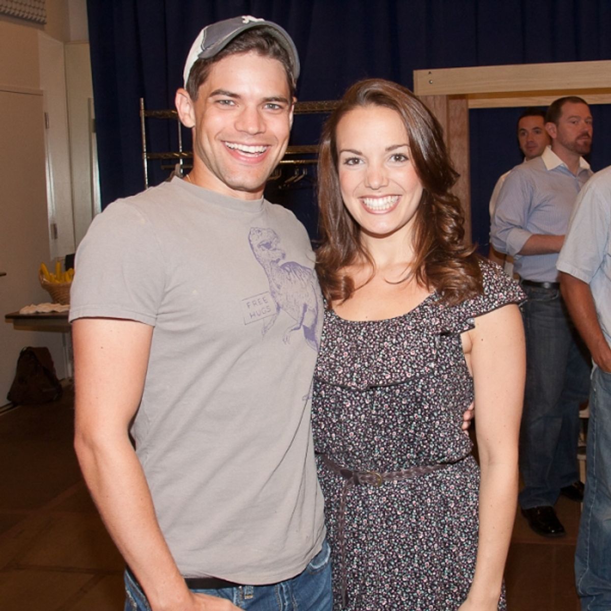 Jeremy Jordan and Kara Lindsay at 