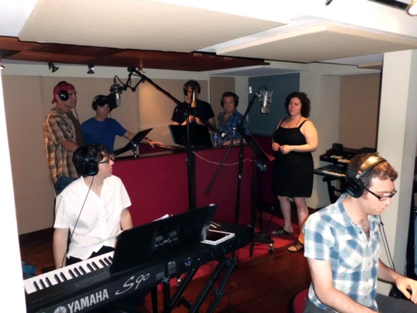 Photo Flash: SILENCE! Cast in the Recording Studio Photo Flash: SILENCE! Cast in the Recording Studio Image