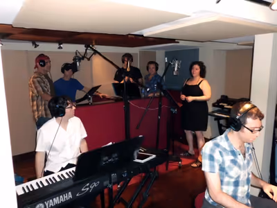 HOWARD KAYE, BRIAN NASH, HARRY BOUVY, JEFF HILLER, STEPHEN BIENSKIE, LUCIA SPINA, MAR Photo