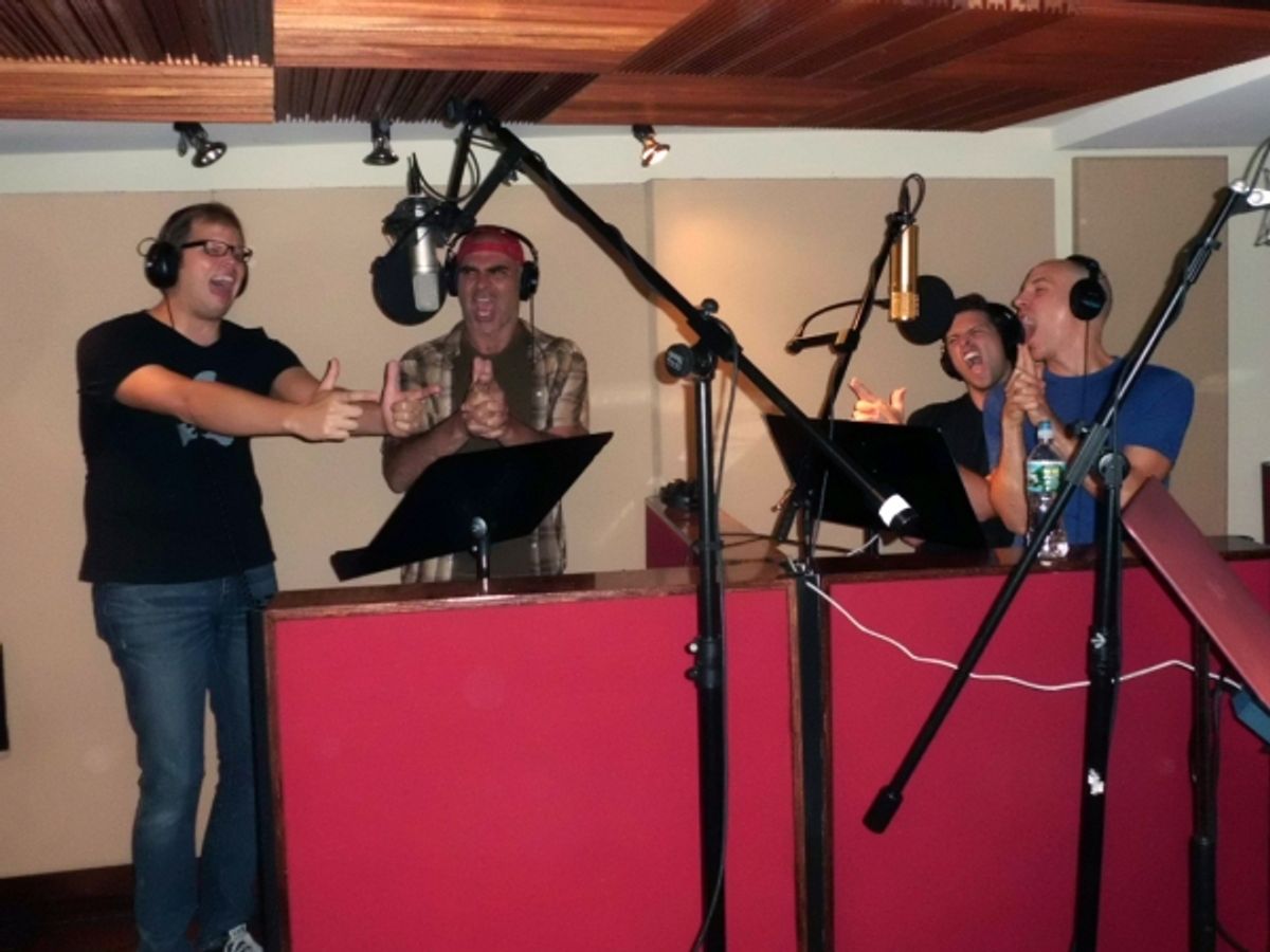 JEFF HILLER, HOWARD KAYE, CALLAN BERGMANN, HARRY BOUVY at 