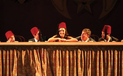 Andrea Burns, Male Ensemble Photo