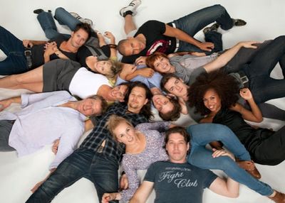 The cast of Richard O'Brien's The Rocky Horror Show Photo