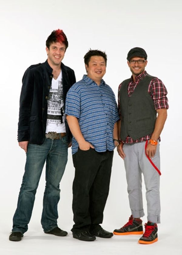 Mike Wilkins, director Oanh Nguyen and choreographer JT Horenstein Photo