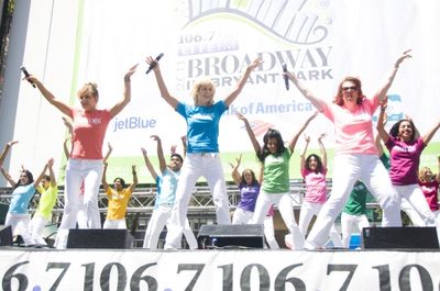 Lisa Brescia and the cast of Mamma Mia Photo