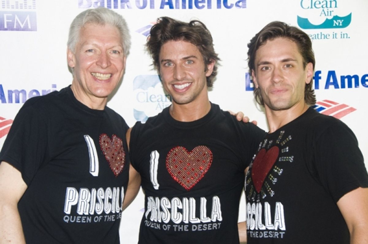 Tony Sheldon, Nick Adams and Eric Sciotto  at 