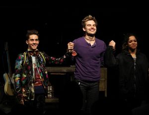 Michael Wartella, Matt Shingledecker, Arianda Fernandez during the Off-Broadway Openi Photo