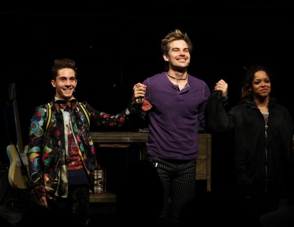 Michael Wartella, Matt Shingledecker, Arianda Fernandez during the Off-Broadway Openi Photo
