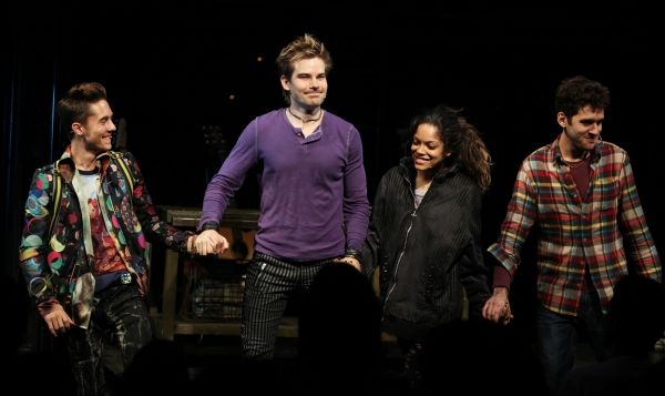 Michael Wartella, Matt Shingledecker, Arianda Fernandez & Adam Chanler-Berat during t Photo