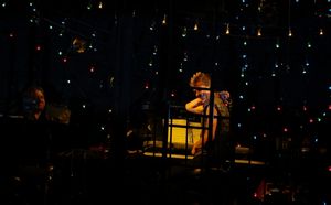 Conductor: Will Van Dyke during the Off-Broadway Opening Night Curtain Call for 'RENT Photo