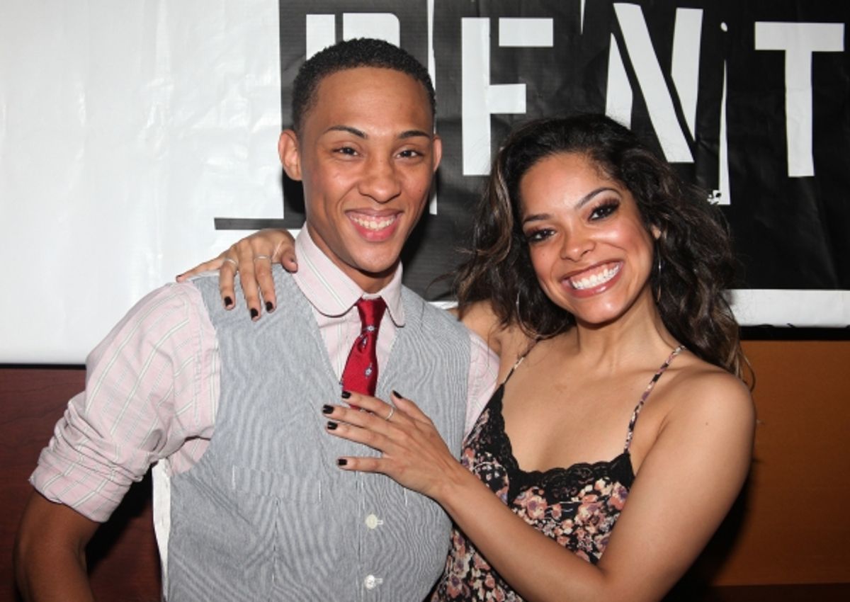 MJ Rodriguez & Arianda Fernandez at 