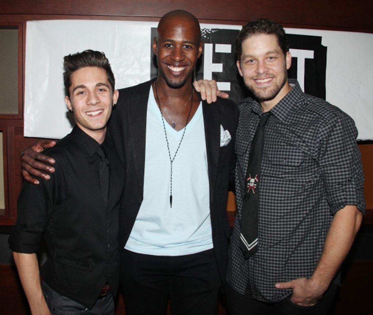 Michael Wartella, Marcus Paul James and Ben Thompson  at 