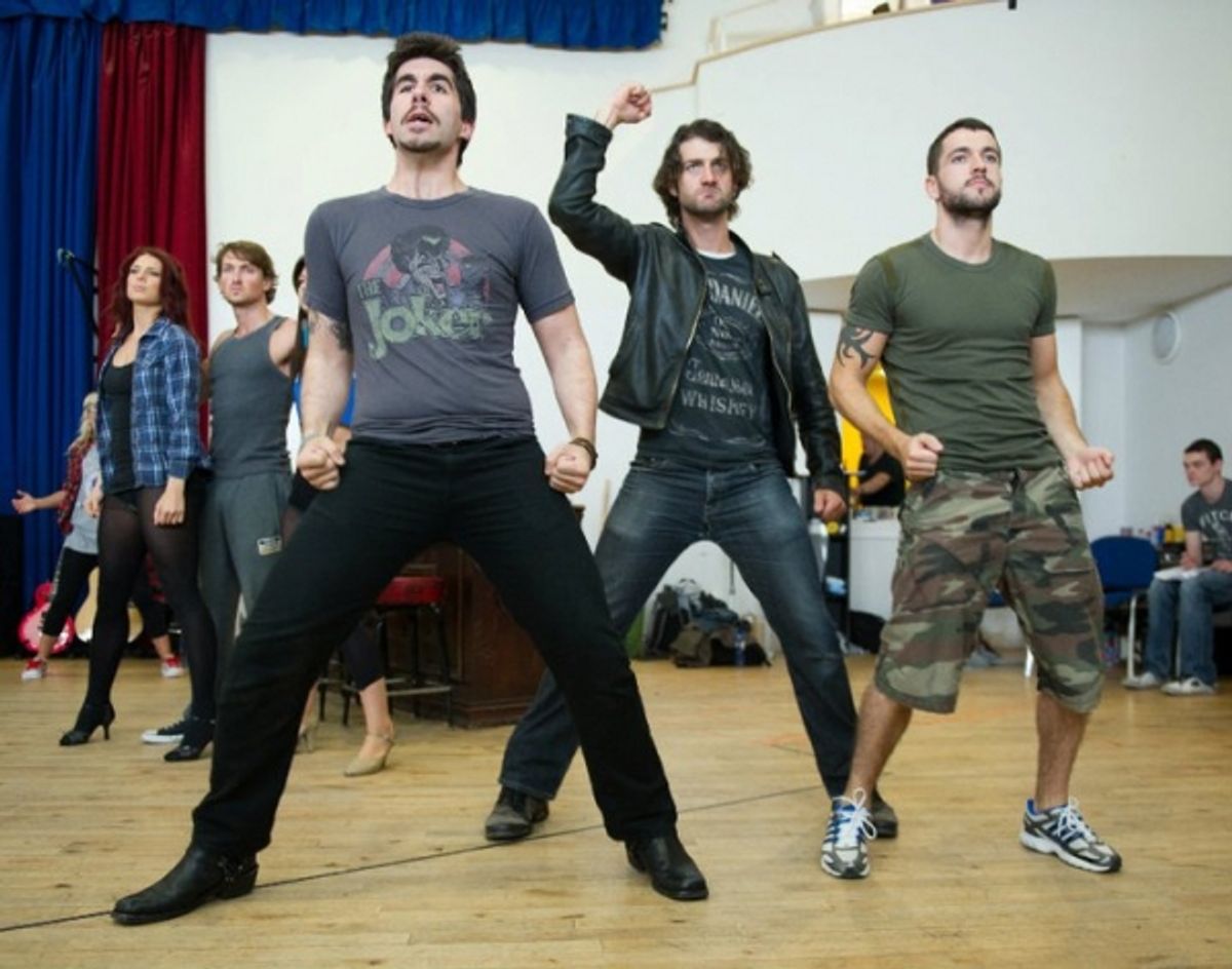 Simon Lipkin, Oliver Tompsett and Shayne Ward at 