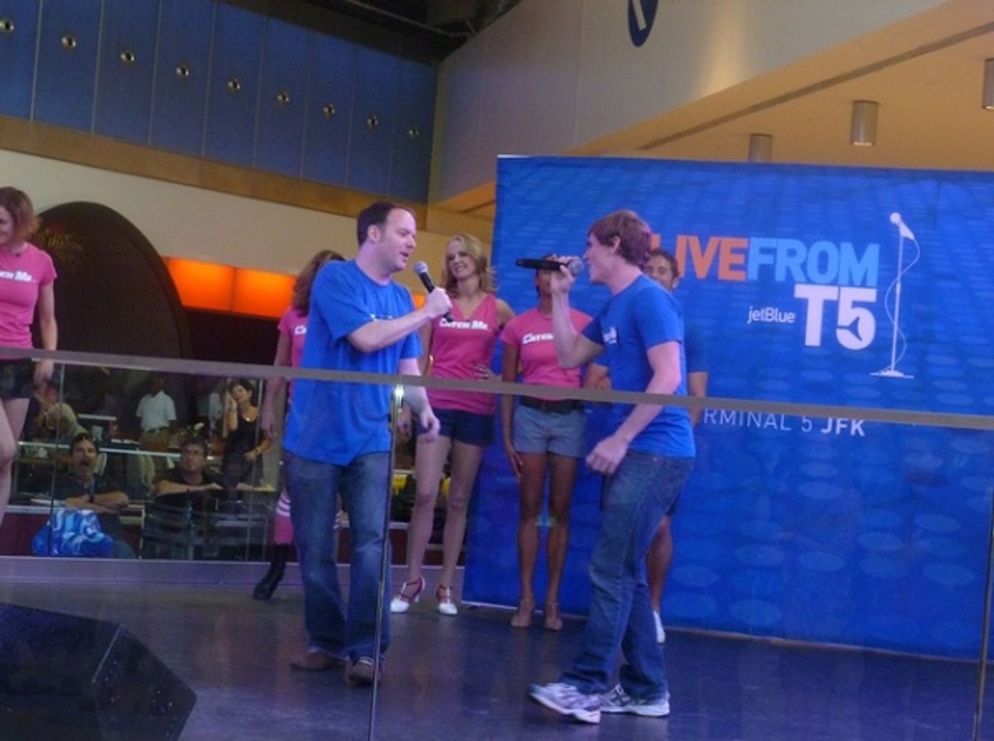 Photo Flash: CATCH ME IF YOU CAN Performs at JFK Airport!  Image