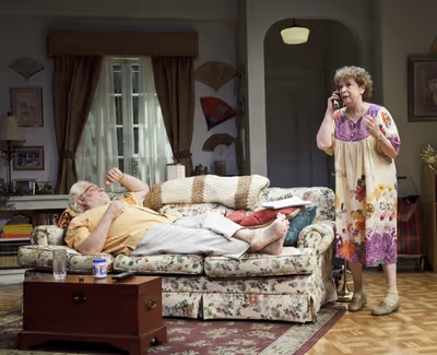 Richard Masur as Sylvan and Marcia Jean Kurtz as Olive Photo