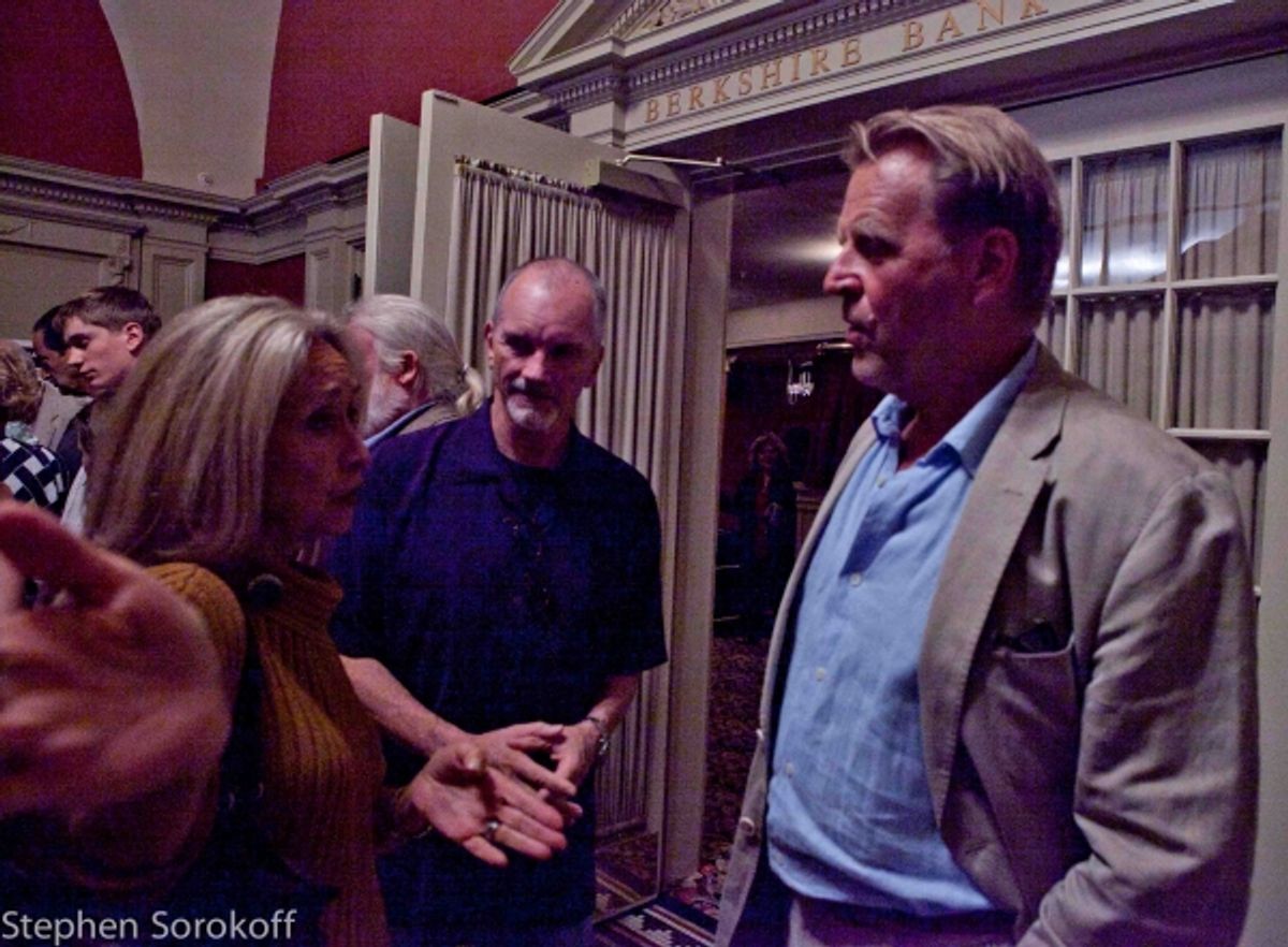 Eda Sorokoff, Bill Moloney (Christine's husband) and actor David Rasche at 
