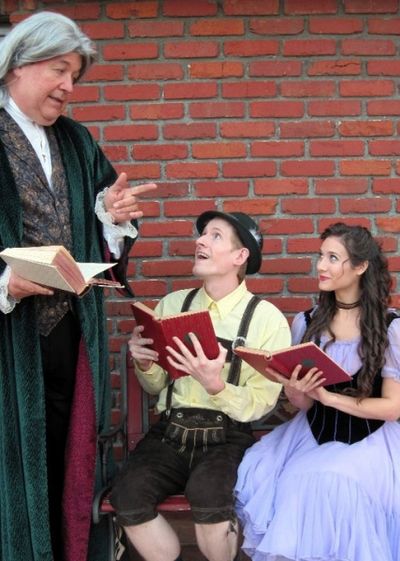 Dr. Pangloss teaches Candide and Cunegonde that this is the "Best of All Possible Wor Photo