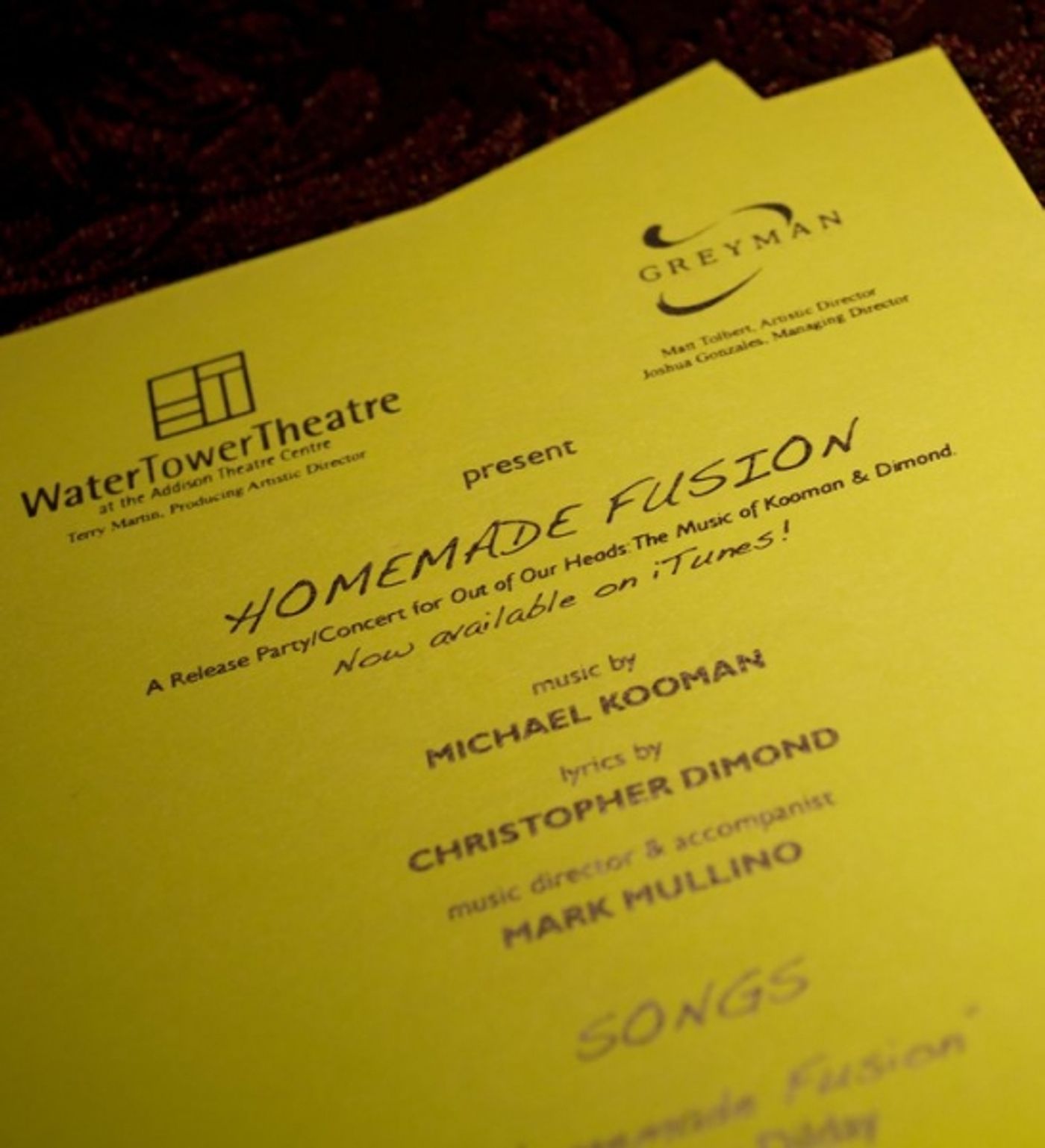 Photo Flash: Sneak Peek of WaterTower Theatre's HOMEMADE FUSION  Image