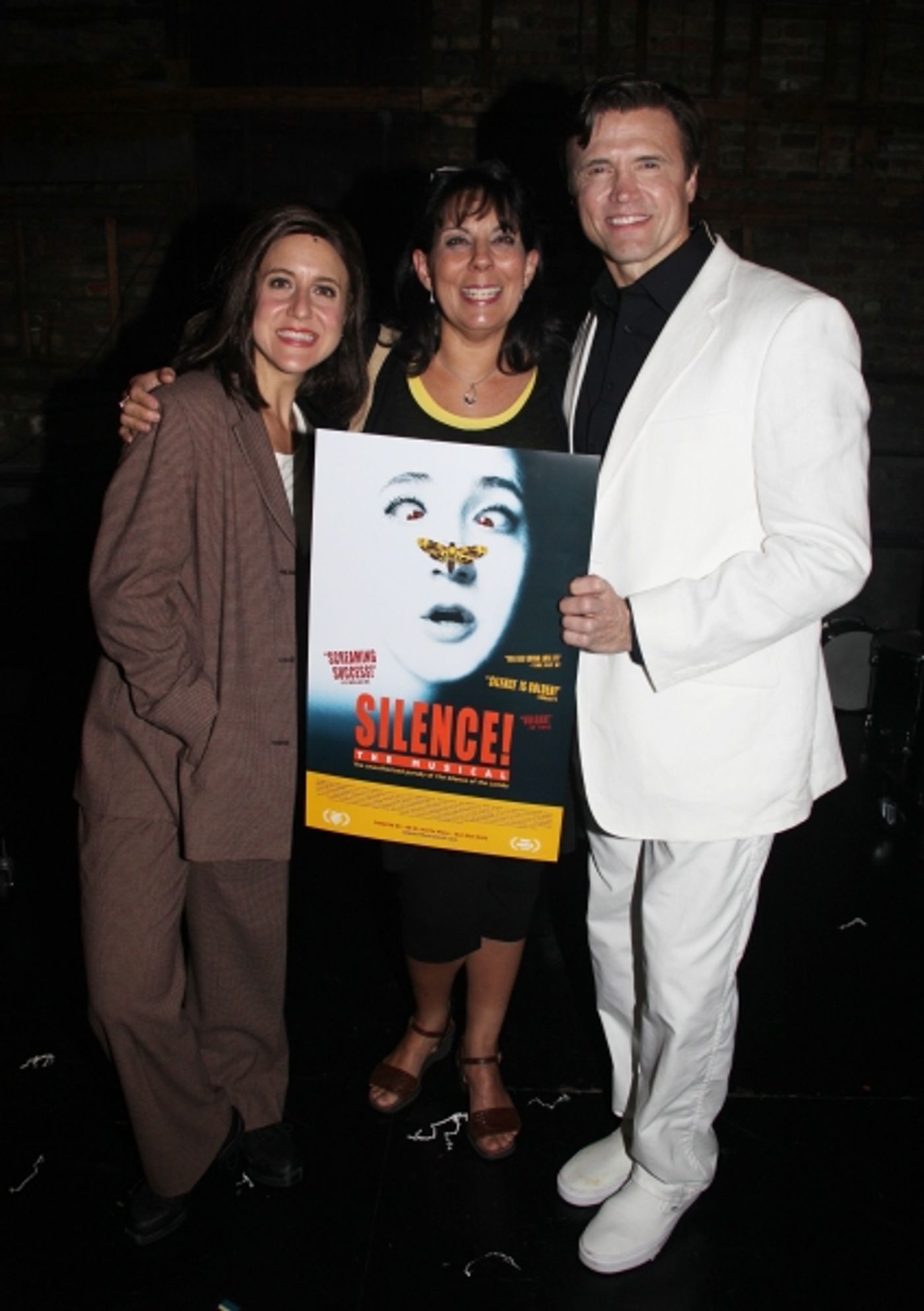 Photo Coverage: Mario Cantone and Christine Pedi Visit SILENCE! The Musical Photo Coverage: Mario Cantone and Christine Pedi Visit SILENCE! The Musical Image