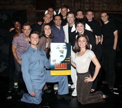 Mario Cantone with Brent Barrett, Jenn Harris, Stephen Bienskie & the Ensemble Cast   Photo