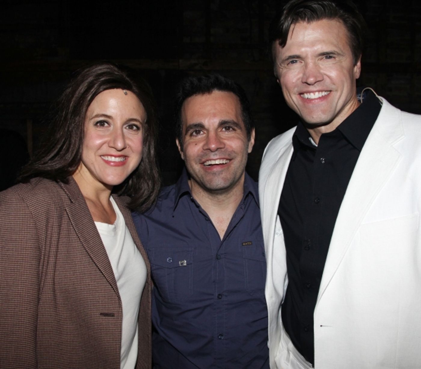 Photo Coverage: Mario Cantone and Christine Pedi Visit SILENCE! The Musical Photo Coverage: Mario Cantone and Christine Pedi Visit SILENCE! The Musical Image