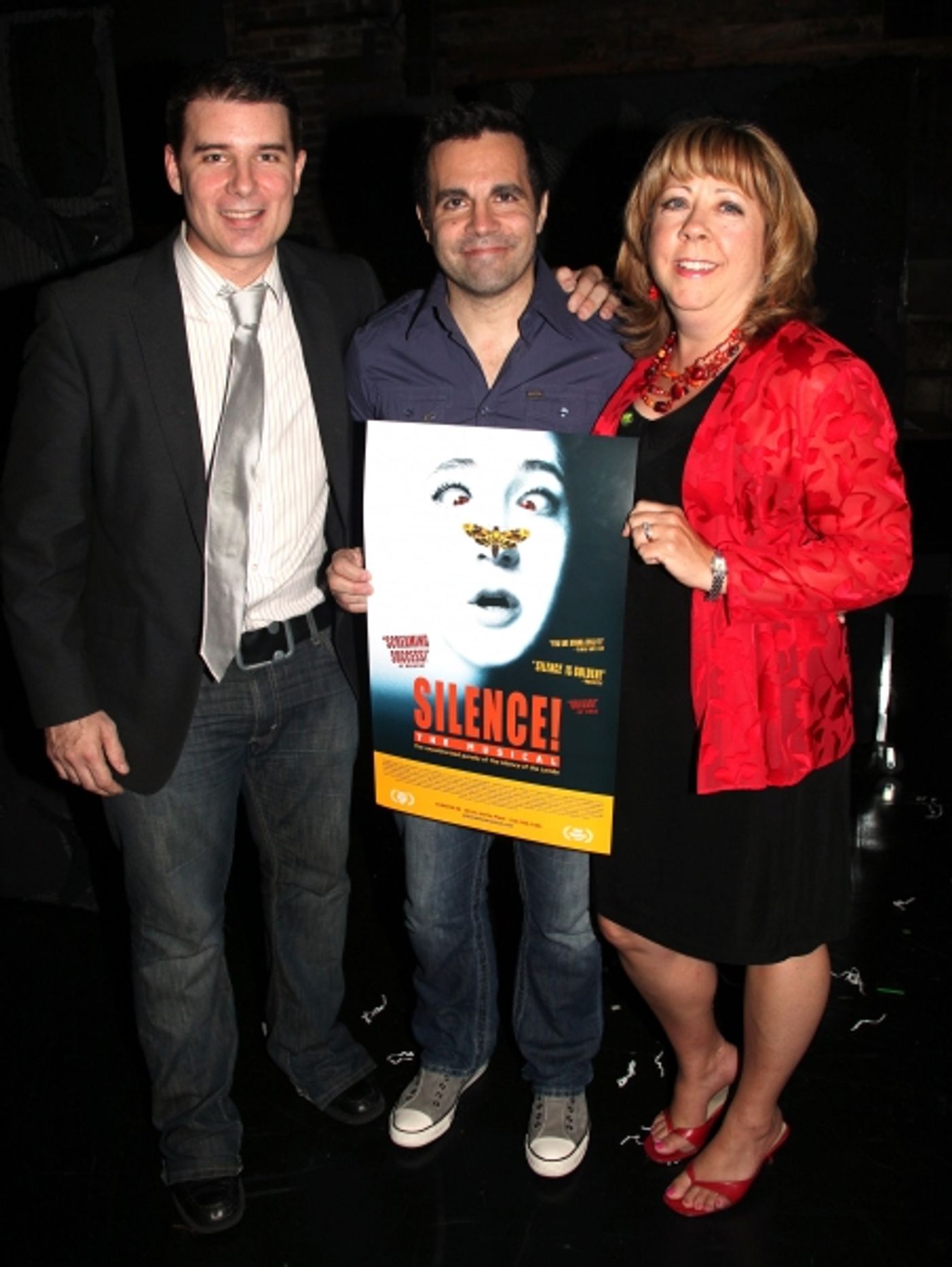 Photo Coverage: Mario Cantone and Christine Pedi Visit SILENCE! The Musical Photo Coverage: Mario Cantone and Christine Pedi Visit SILENCE! The Musical Image