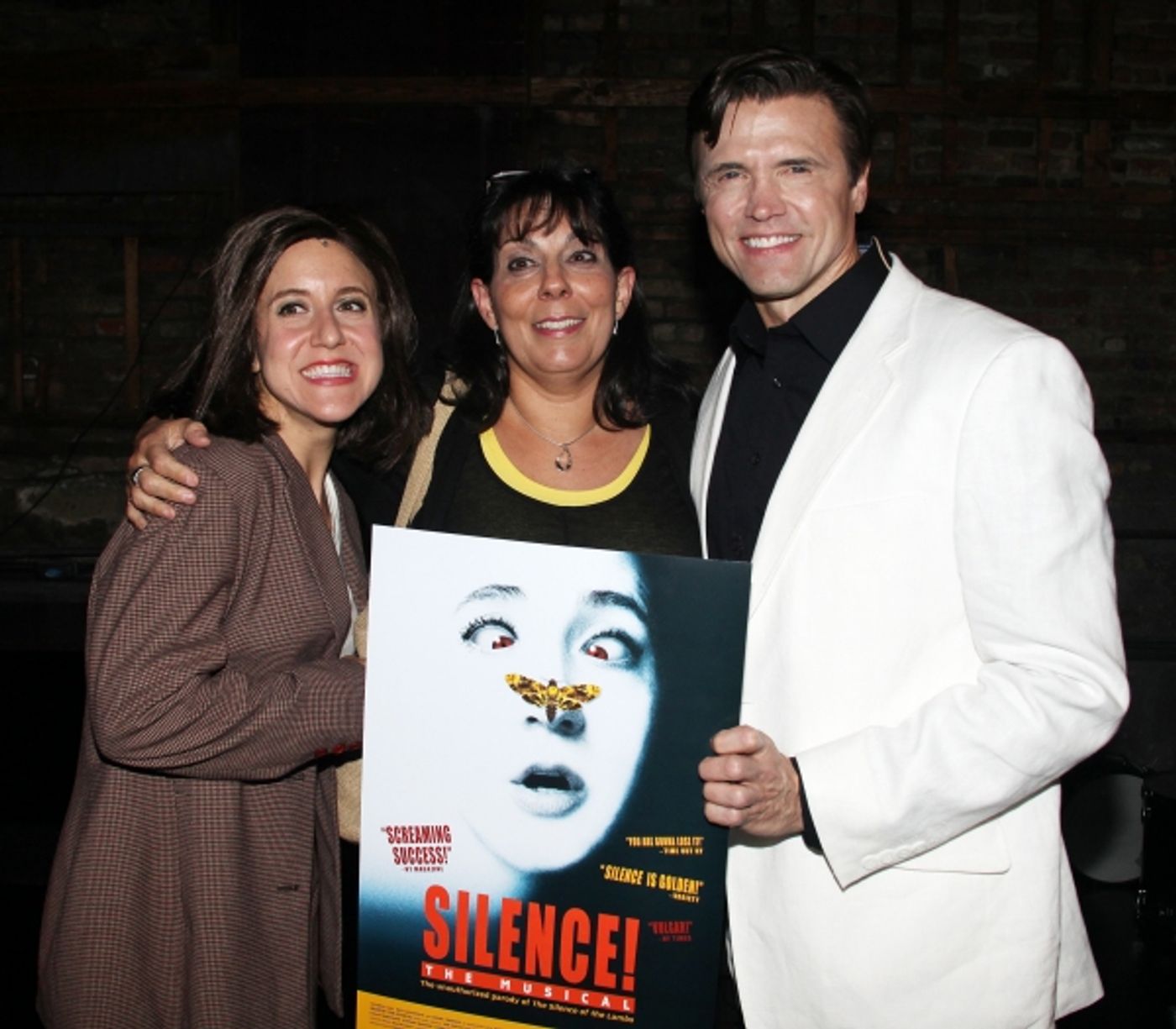 Photo Coverage: Mario Cantone and Christine Pedi Visit SILENCE! The Musical Photo Coverage: Mario Cantone and Christine Pedi Visit SILENCE! The Musical Image