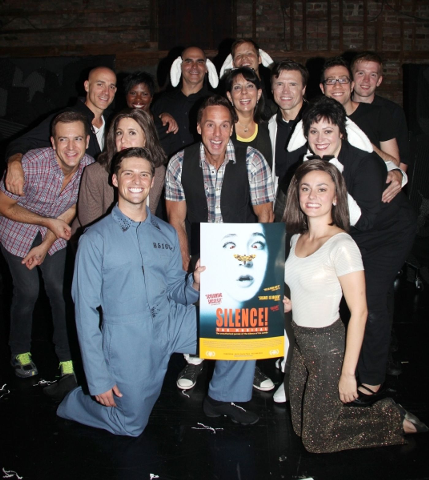 Photo Coverage: Mario Cantone and Christine Pedi Visit SILENCE! The Musical  Image