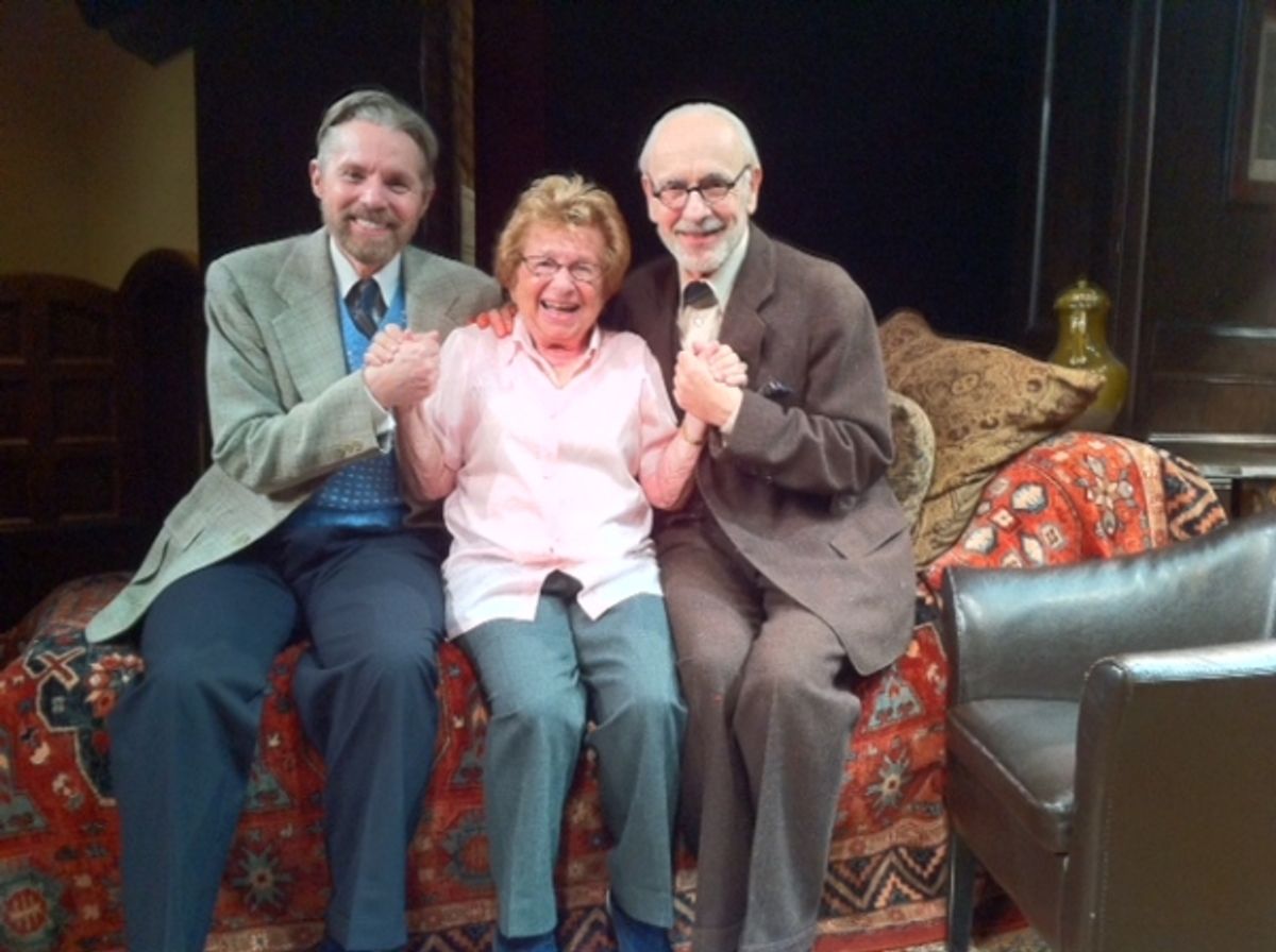 TUCK MILLIGAN, DR. RUTH WESTHEIMER, MARTIN RAYNER at 
