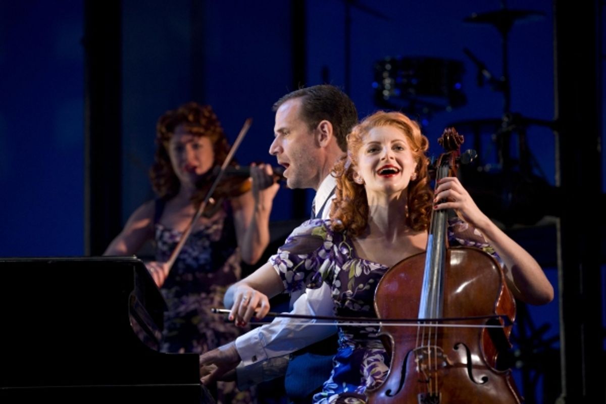 Jane Pfitsch, Malcolm Gets, Lauren Molina at 