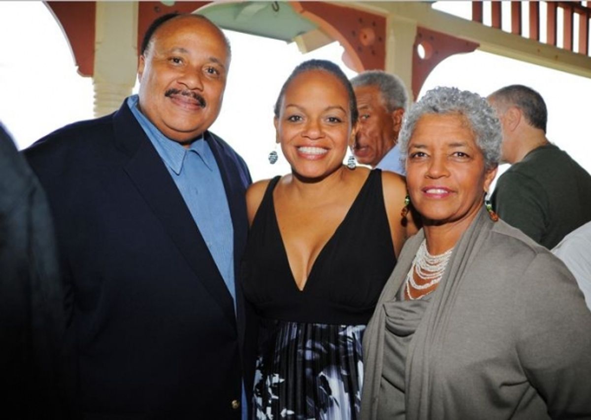 Martin Luther King III, Valerie Mosley, Shirley Franklin at 