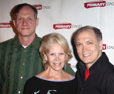 Director Mark Brokaw, Daryl Roth & Charles Busch Photo