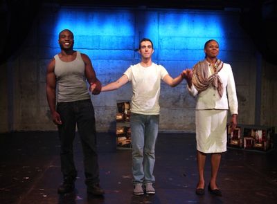 Curtain Call: Patrick Byas & Dan Heching & Stephanie Pope Caffey Photo