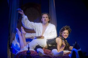 Graham Rowat and Analisa Leaming @ BroadwayWorld Graham Rowat and Analisa Leaming Photo