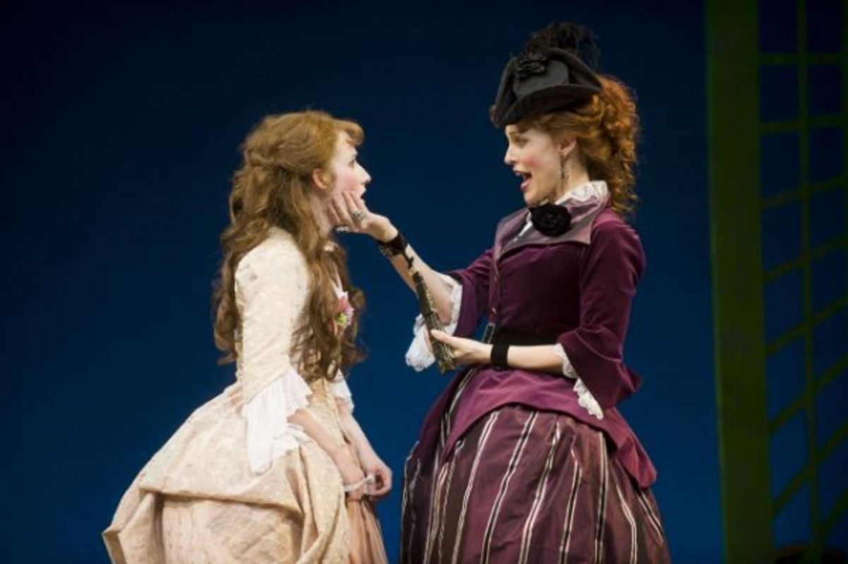 Sarah Stevens and Rachel York at 