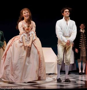 Sarah Stevens & Chris Peluso @ BroadwayWorld Sarah Stevens & Chris Peluso Photo