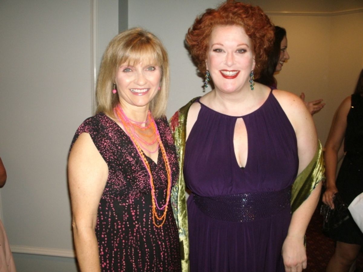 Catherine Lord and Liz McCartney at 