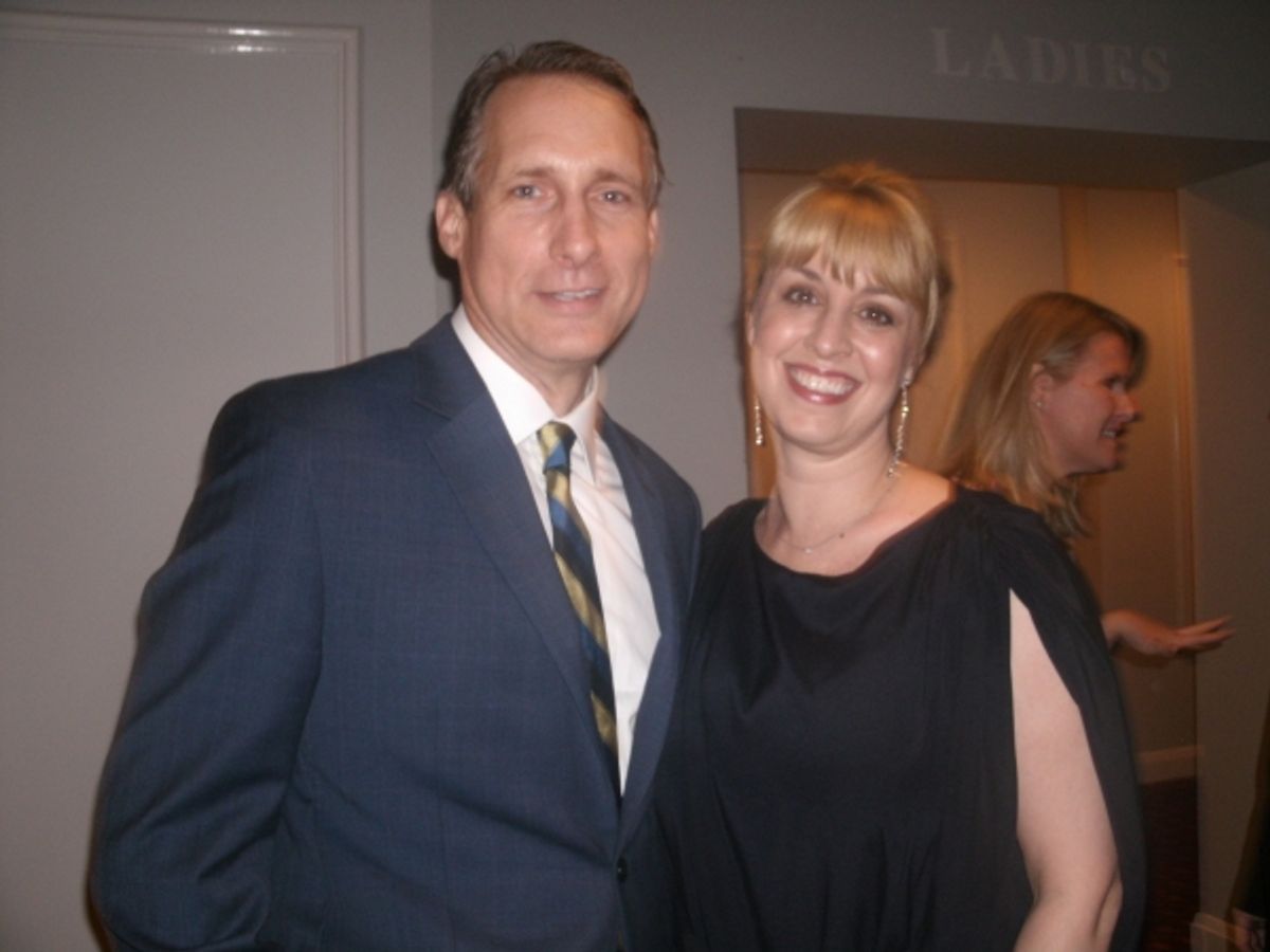 Gregg Edelman and Rachel Rockwell at 