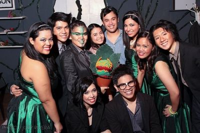 The cast with director Christopher De Venecia Photo
