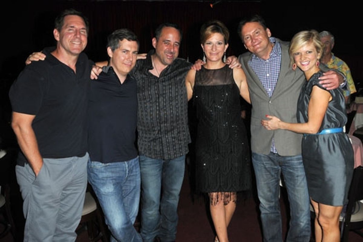 Tim Bagley, Chris Parnell, Tony Sepulveda, Ana Gasteyer, Michael Hitchcock, and Arden Myrin at Catalina Jazz Club at 