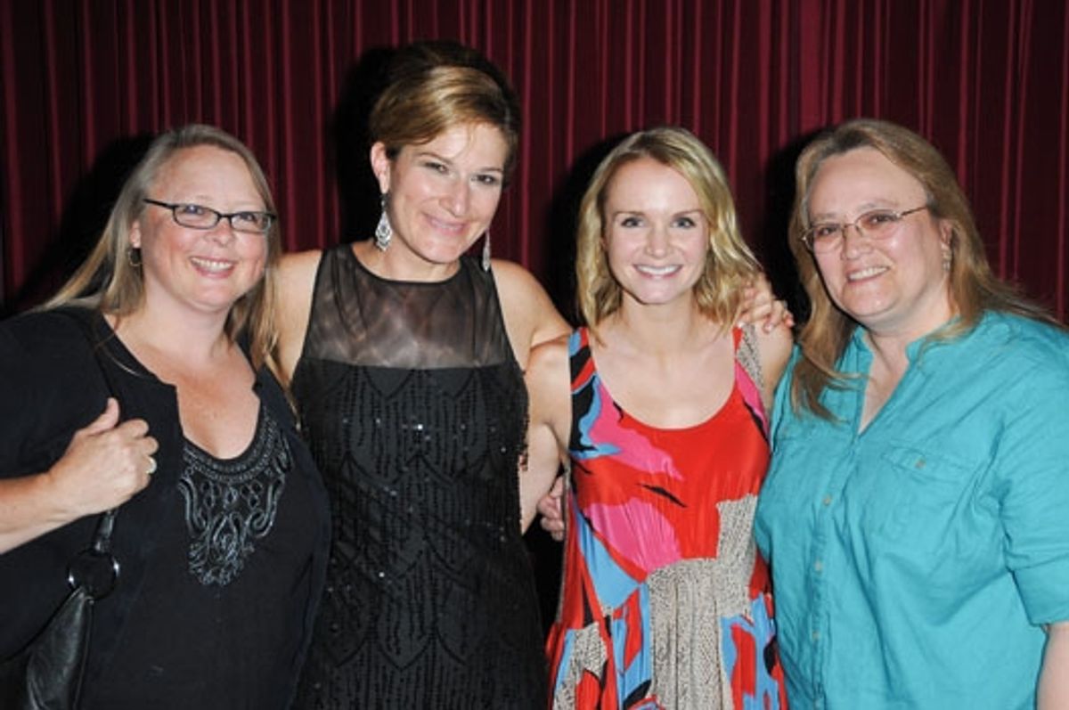Krissi Quade, Ana Gasteyer, Kate Reinders and Wanda McClead at Catalina Jazz Club at 