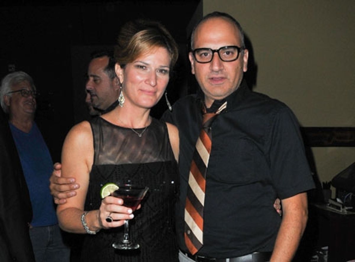 Ana Gasteyer with Director Julian Fleisher at 