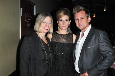 Ana Gasteyer with friend and producer Chris Isaacson Photo