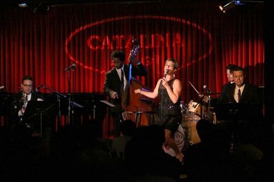 Ryan Shore, Edwin Lexington, Matt Dahlgren, Ana Gasteyer and Andy Sanesa perform at C Photo