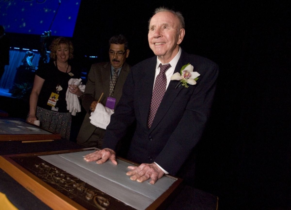 Aug. 19, 2011 - Anaheim, California, U.S. - Ray Watson accepts his Disney Legend Award during a ceremony at the Anaheim Convention Center Friday...///ADDITIONAL INFO: sn.d23.0820 - 8/19/11  - PHOTO BY JOSHUA SUDOCK, THE ORANGE COUNTY REGISTER - Day-one of at 