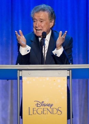 Aug. 19, 2011 - Anaheim, California, U.S. - Regis Philbin accepts his Disney Legend Award during a ceremony at the Anaheim Convention Center Friday...///ADDITIONAL INFO: n.d23.0820 - 8/19/11 - PHOTO BY JOSHUA SUDOCK, THE ORANGE COUNTY REGISTER - Day-one @ BroadwayWorld Aug. 19, 2011 - Anaheim, California, U.S. - Regis Philbin accepts his Disney Legend A Photo