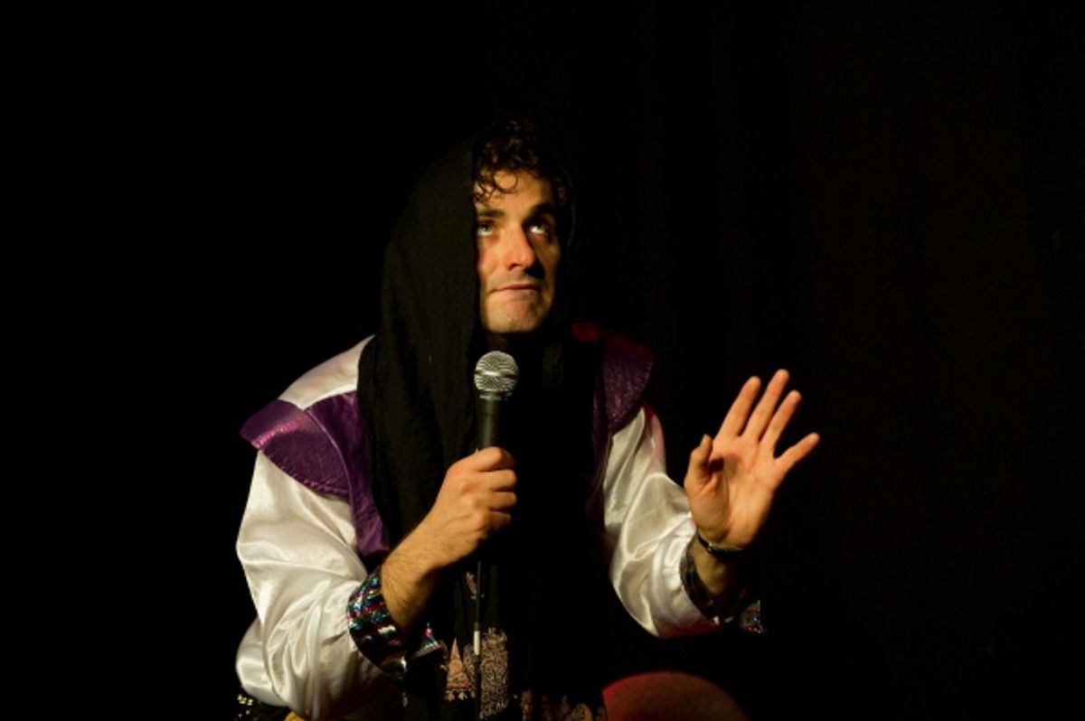 Aug. 20, 2011 - London, England, UK -  Patrick Monahan: Stories and Fairytales of Travels for Kids Who Dance Like Camels'', part of the Edinburgh Festival Fringe. Photo credit: Jane Hobson/London News Pictures (Credit Image: Ã�'â€šÃ‚Â© Jane Hobson/Lnp/Lond at 