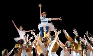 Adam Vesperman and the Cast of BILLY ELLIOT Photo